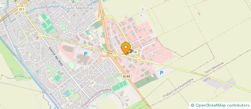 localisation de l'entreprise AQUALMI 51  CHALONS-EN-CHAMPAGNE