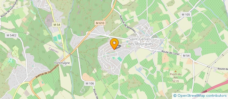 localisation de l'entreprise AQUALUCA  SAINT-GENIES-DES-MOURGUES