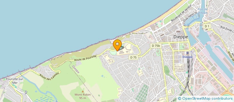 localisation de l'entreprise AQUALUX'O  DIEPPE