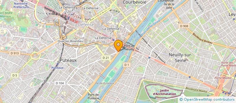 localisation de l'entreprise AQUALY INFORMATIQUE à PUTEAUX