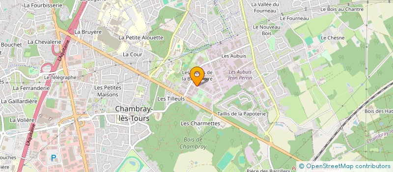 localisation de l'entreprise AQUALYS  CHAMBRAY-LES-TOURS