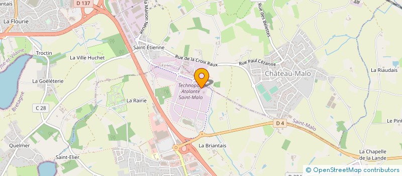 localisation de l'entreprise AQUAMALO  SAINT-JOUAN-DES-GUERETS