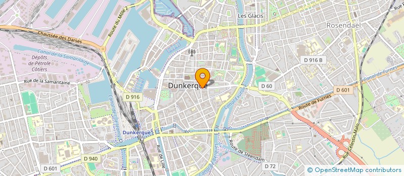 localisation de l'entreprise AQUAMARINE à DUNKERQUE