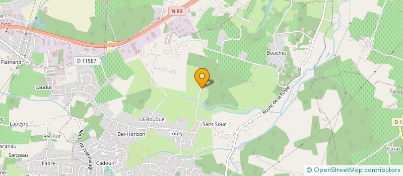 localisation de l'entreprise AQUAMAT à POMPIGNAC
