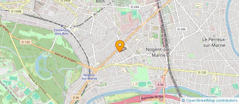 localisation de l'entreprise AQUAMAX PERFORMANCE  NOGENT-SUR-MARNE