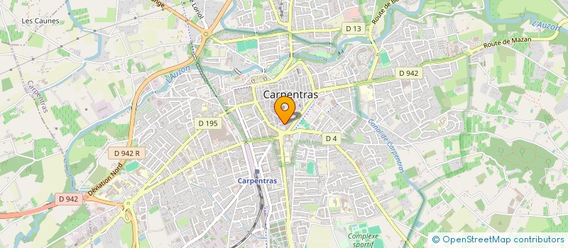 localisation de l'entreprise AQUAMED à CARPENTRAS