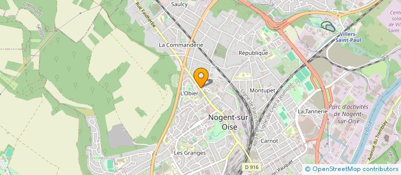 localisation de l'entreprise AQUAMELIA  NOGENT-SUR-OISE