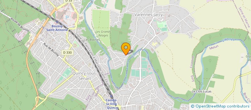 localisation de l'entreprise AQUAMO PROSOL R  VARENNES-JARCY