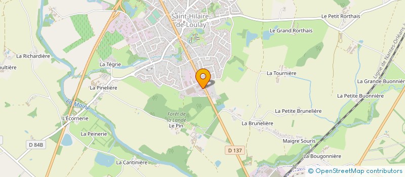 localisation de l'entreprise AQUANAIS  MONTAIGU-VENDEE