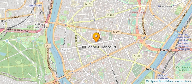 localisation de l'entreprise AQUANEF à CLICHY