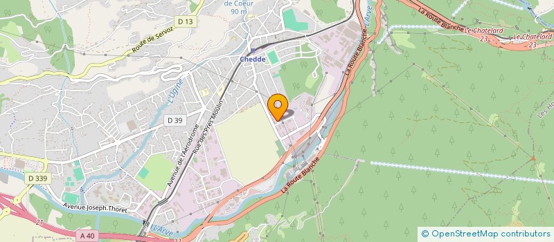 localisation de l'entreprise AQUANET à PASSY