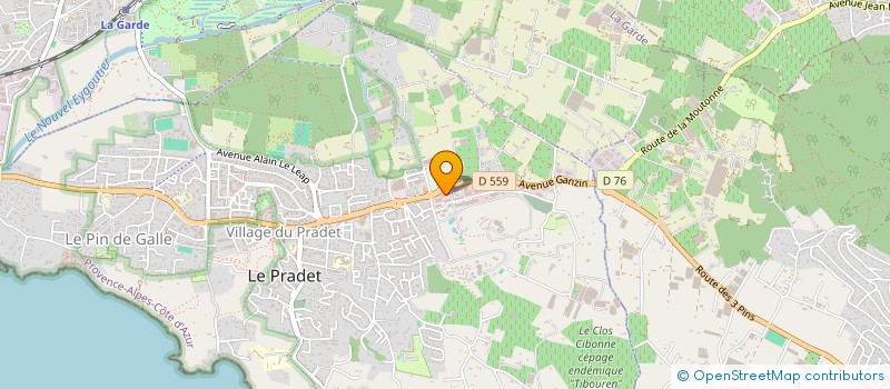 localisation de l'entreprise AQUANIMAN  LE PRADET