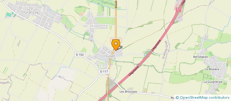 localisation de l'entreprise AQUANOOVO  GRANZAY-GRIPT