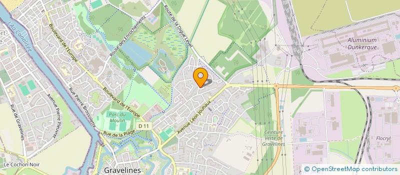 localisation de l'entreprise AQUANORD ICHTUS à GRAVELINES