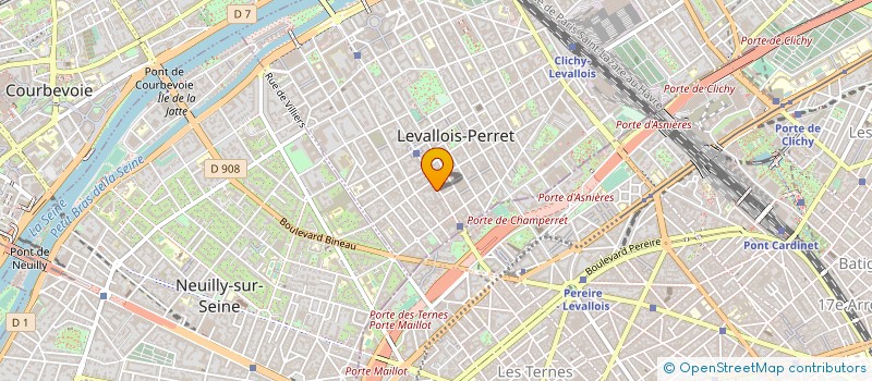 localisation de l'entreprise AQUANTIS CONSULTING à LEVALLOIS-PERRET