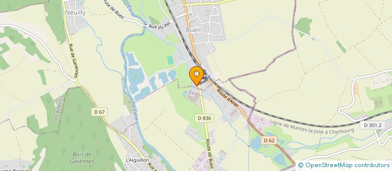 localisation de l'entreprise AQUANTIX  BUEIL