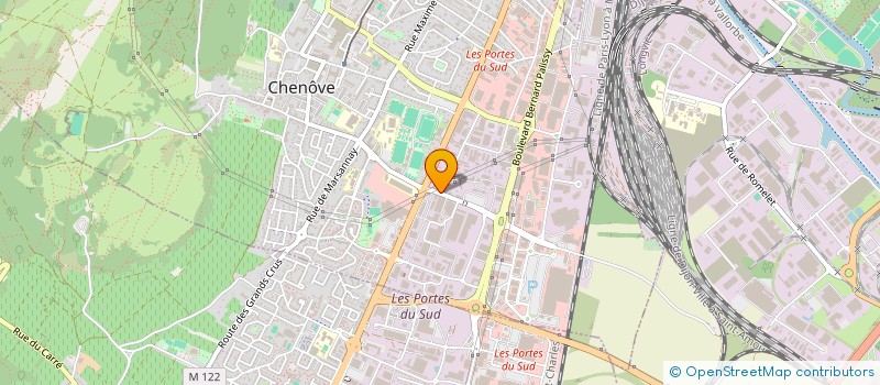 localisation de l'entreprise AQUAPARK 21  CHENOVE