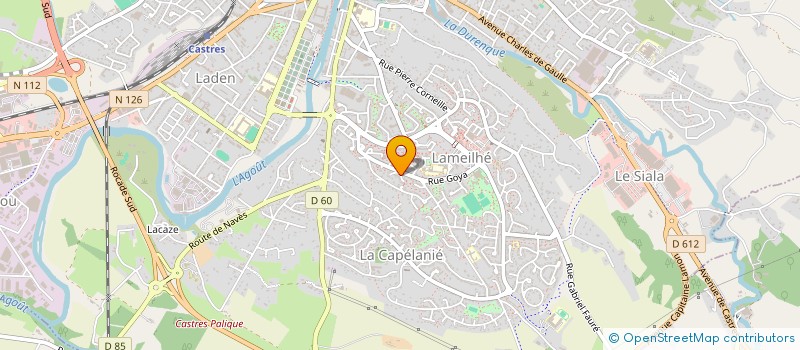 localisation de l'entreprise AQUAPHIL  CASTRES