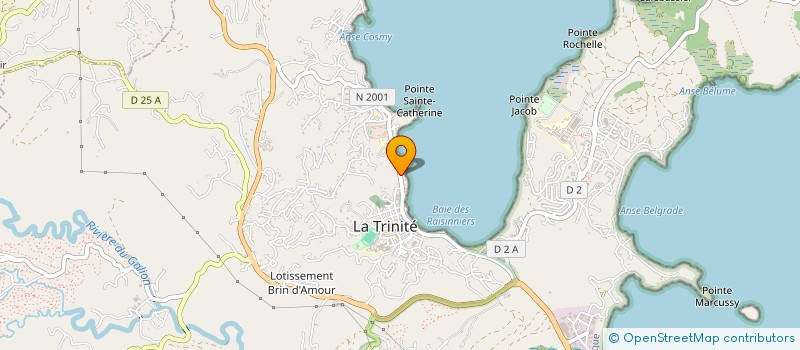 localisation de l'entreprise AQUAPHOENIX à LA TRINITE