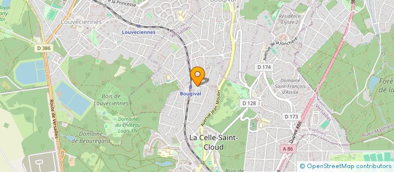 localisation de l'entreprise AQUAPHYS SAS à LA CELLE-SAINT-CLOUD