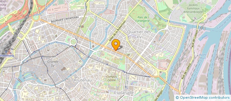 localisation de l'entreprise AQUAPILOTE à STRASBOURG