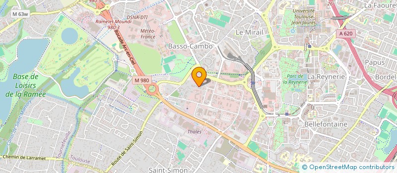 localisation de l'entreprise AQUAPLANING à TOULOUSE