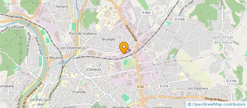 localisation de l'entreprise AQUAPLUS HOLDING  ALES