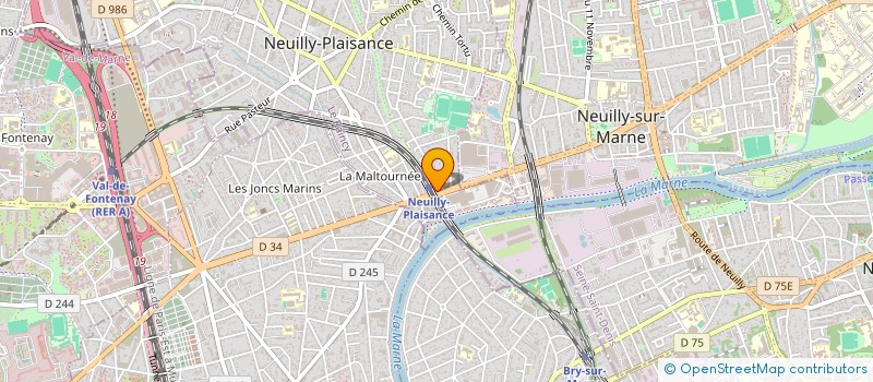 localisation de l'entreprise AQUAPOLIS à NEUILLY-PLAISANCE