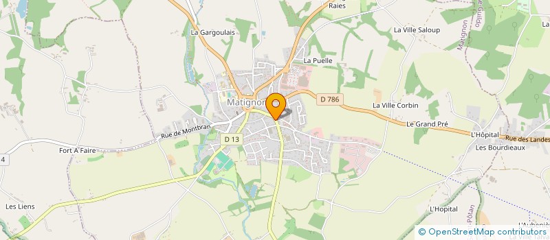 localisation de l'entreprise AQUAPOSE EMERAUDE  MATIGNON