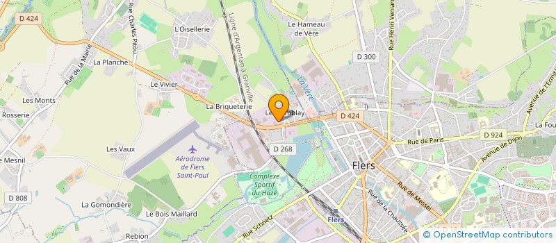 localisation de l'entreprise AQUAPRESSING à SAINT-GEORGES-DES-GROSEILLERS