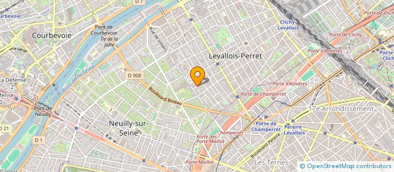 localisation de l'entreprise AQUAPROX HOLDING à LEVALLOIS-PERRET