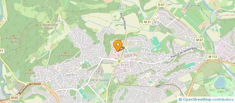 localisation de l'entreprise AQUAPUR  CLAPIERS