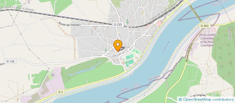 localisation de l'entreprise AQUAPURE INTERNATIONAL  ARAMON