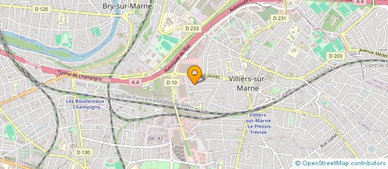 localisation de l'entreprise AQUAR EL à VILLIERS-SUR-MARNE