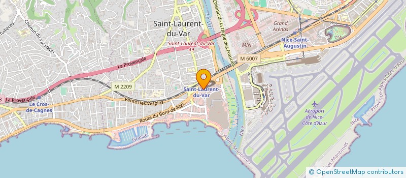 localisation de l'entreprise AQUARAMA CTIM à SAINT-LAURENT-DU-VAR
