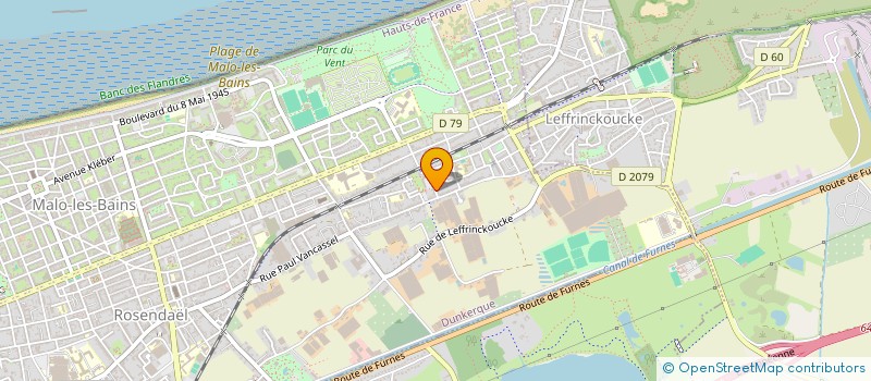 localisation de l'entreprise AQUAREL à DUNKERQUE