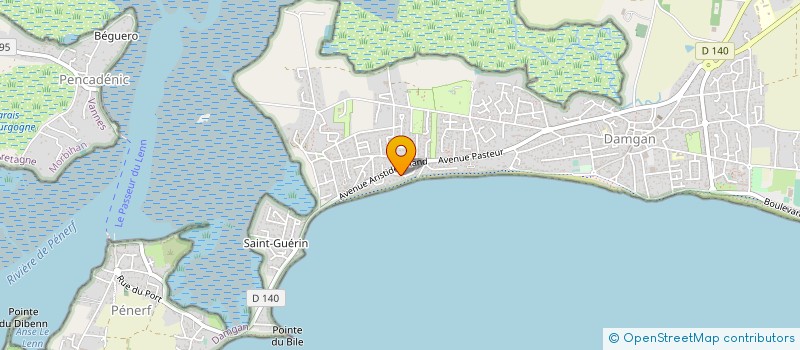 localisation de l'entreprise AQUAREL-DAM'  DAMGAN