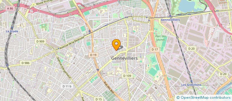 localisation de l'entreprise AQUAREL SERVICES à GENNEVILLIERS