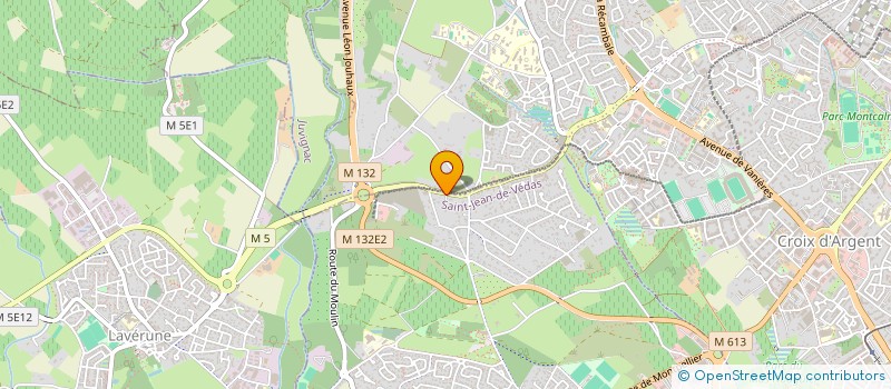 localisation de l'entreprise AQUAREL SERVICES MONTPELLIER à SAINT-JEAN-DE-VEDAS