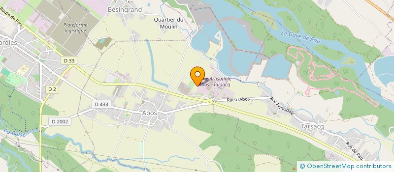 localisation de l'entreprise AQUARELLE  TARSACQ