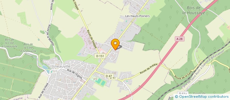 localisation de l'entreprise AQUARELLE à BOIS-GUILLAUME