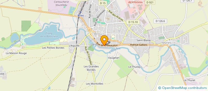 localisation de l'entreprise AQUARELLE EN PERCHE à BROU