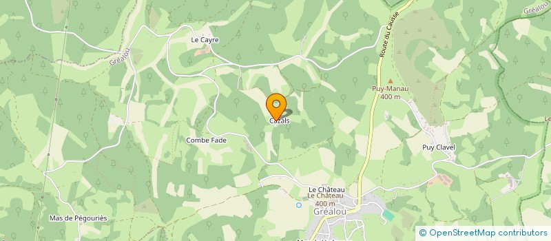 localisation de l'entreprise AQUARELLE EN QUERCY  CAJARC