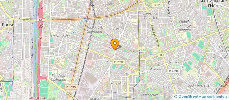 localisation de l'entreprise AQUARELLE PLUS  GRENOBLE