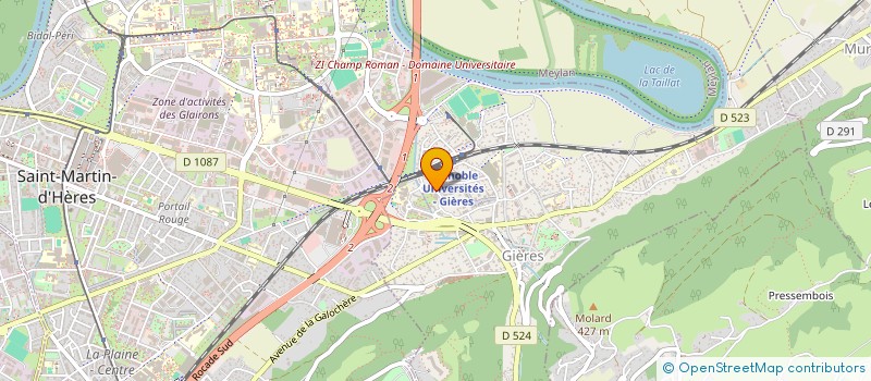 localisation de l'entreprise AQUAREVA VOYAGES  GIERES