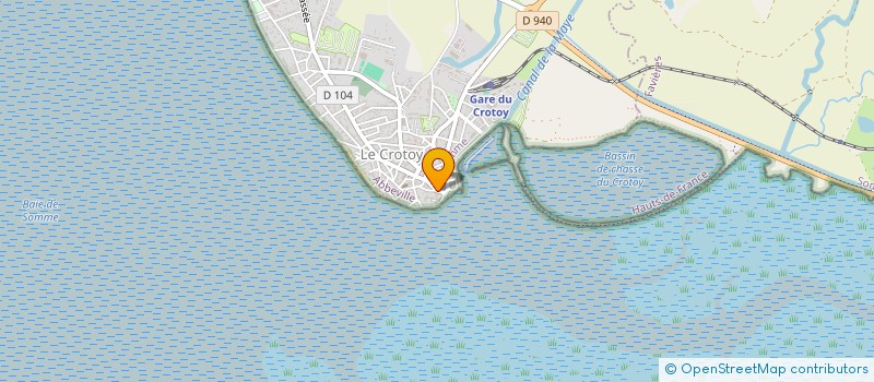localisation de l'entreprise AQUAREVE à LE CROTOY