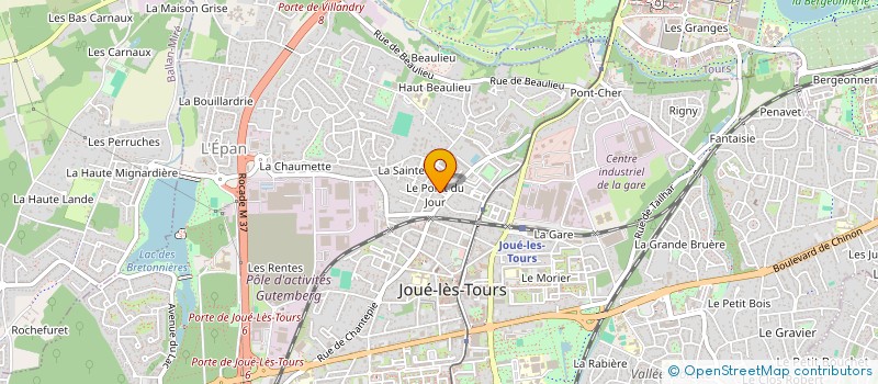 localisation de l'entreprise AQUARIELLES-IWS FRANCE  JOUE-LES-TOURS