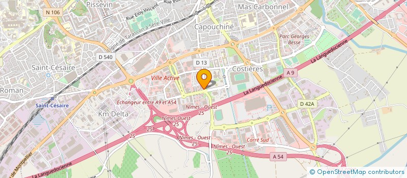 localisation de l'entreprise AQUARIOFIL.COM à NIMES