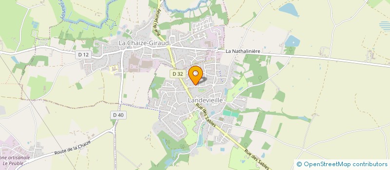localisation de l'entreprise AQUARIOSUD à LANDEVIEILLE