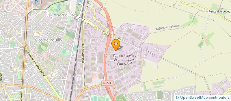 localisation de l'entreprise AQUARIUM SERVICES FRANCE à DIJON